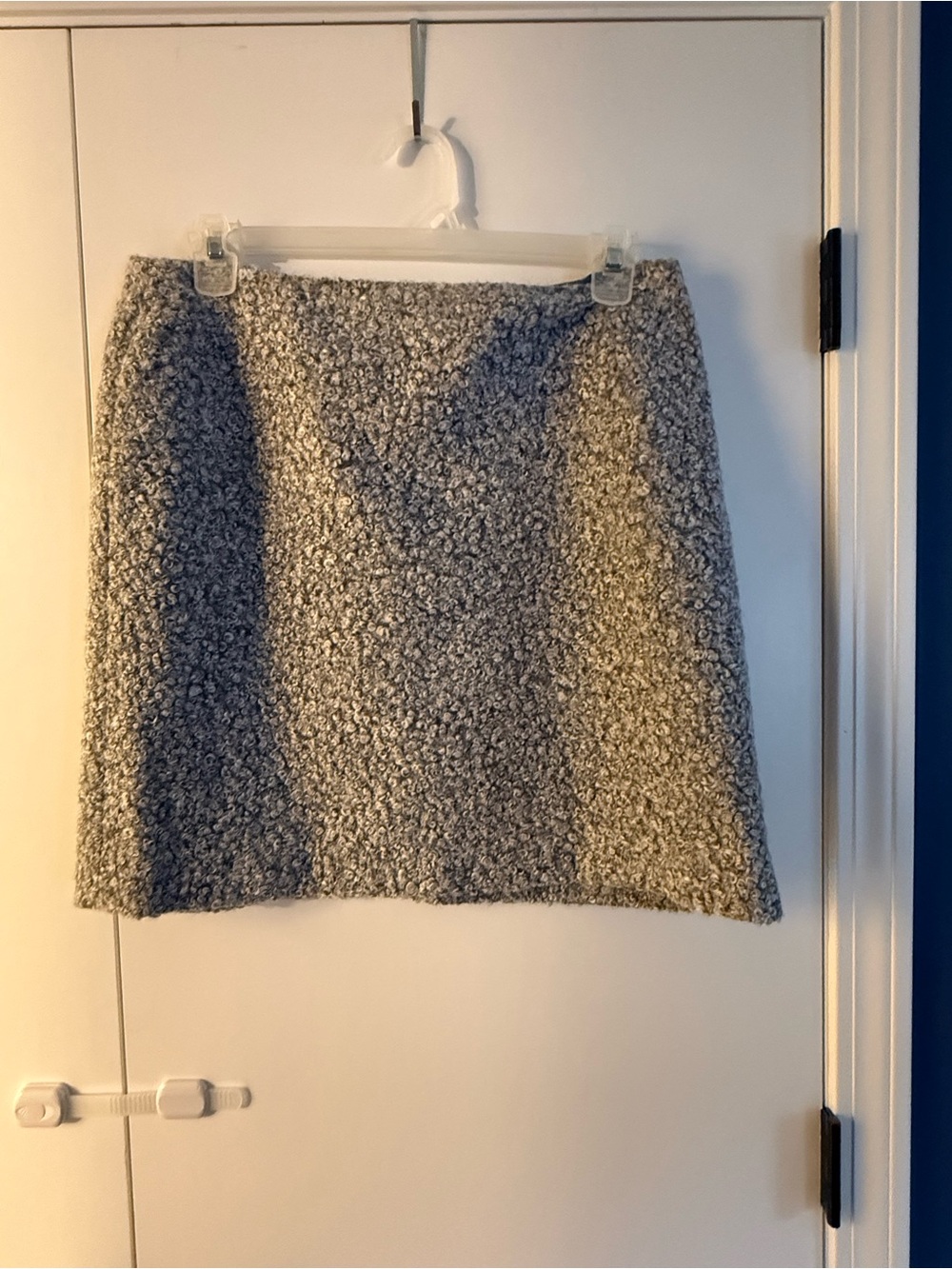 Calvin Klein Gray Bouclé Mini Skirt